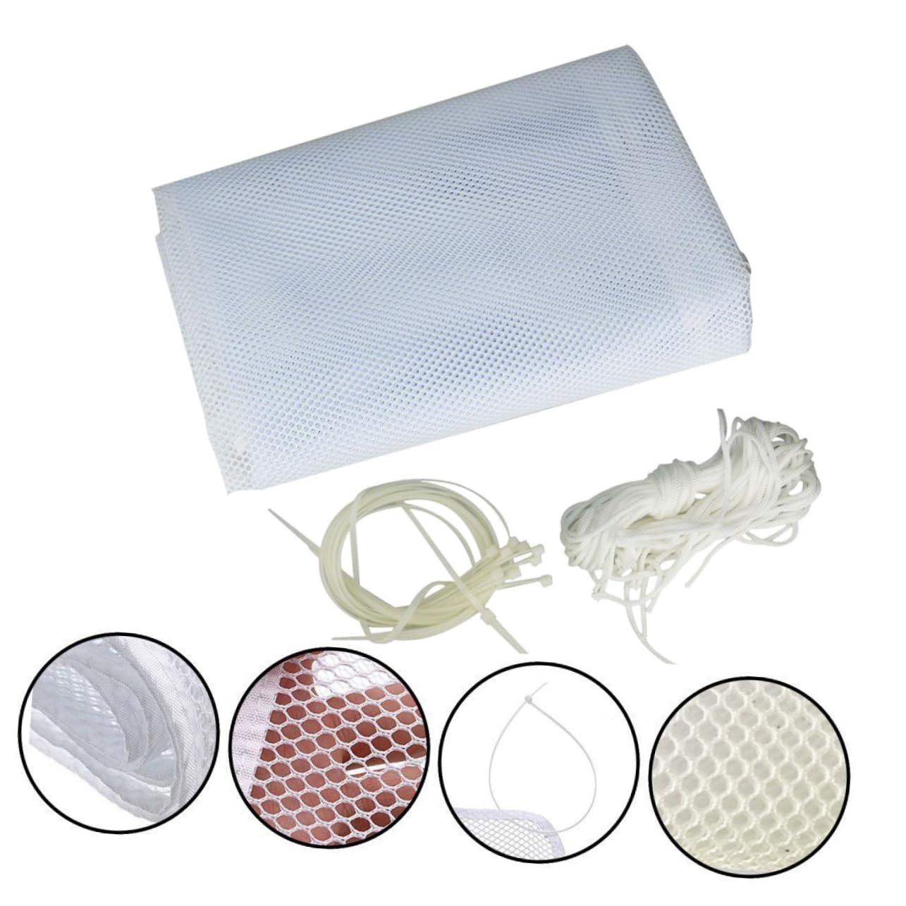 IWOWHERO Banister Railing Guard for Boys and Girls 200x74cm Safety Net for Stairs High Density Baby Railing Guard Easy Install Child Proof Mesh