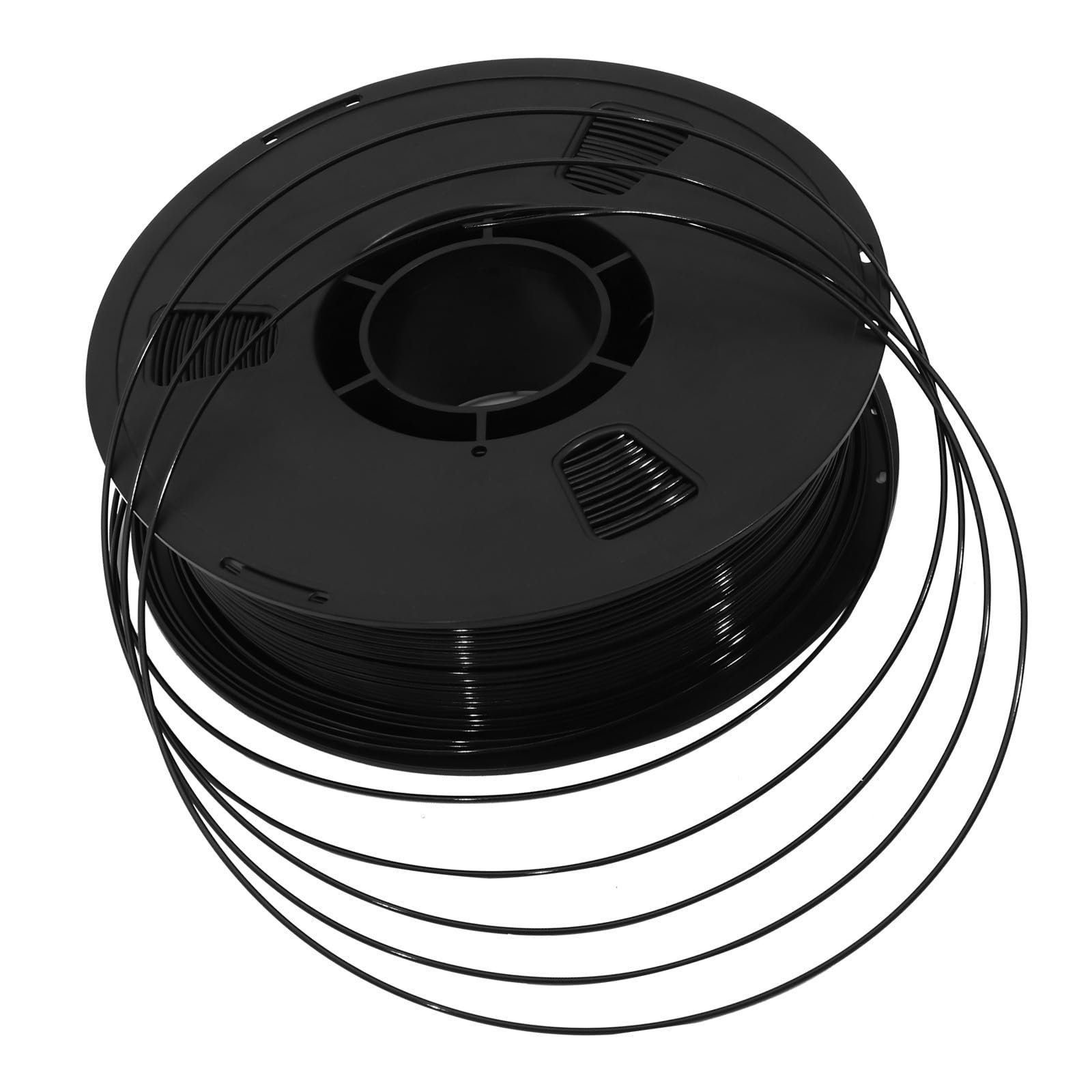 Uonlytech Petg Schlauch 1,75mm für 3d drucker 3d filamentschlauch Schwarz Petg Hohe Belastbarkeit Formstabil für 3d druck und Kreative Gestaltungen