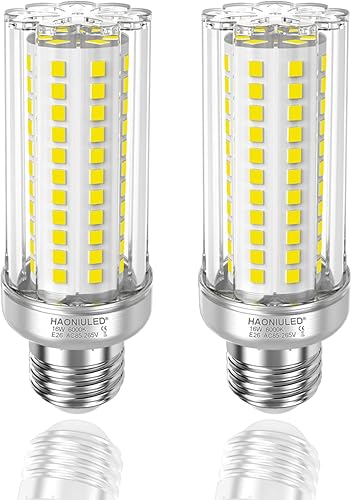 Bombilla LED de maíz con base E26 de 16 W, equivalente a 150 W, blanco frío, 6000 K, 1900 lúmenes, no regulable, adecuada para el hogar, interior, disponible en Yaxa Peru
