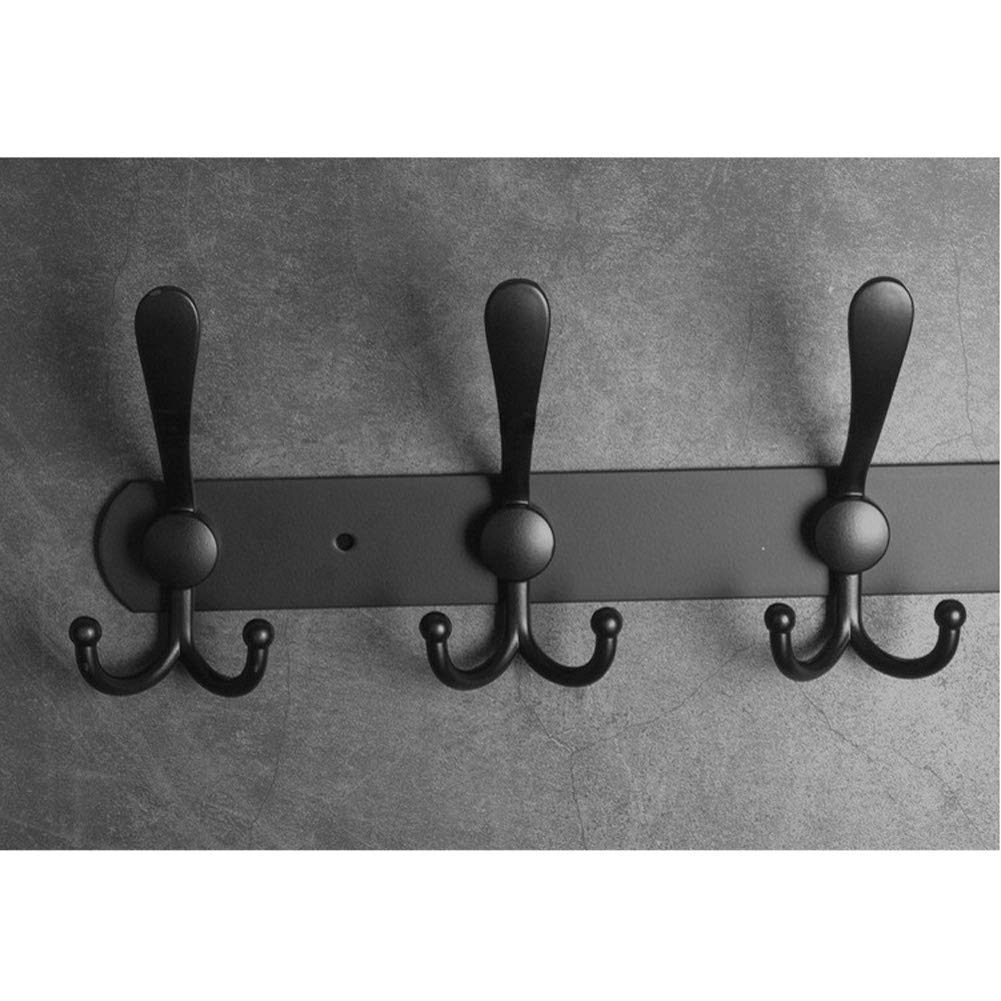 HANGER Kleiderablage Wand Wandgarderobe Kleiderhaken aus Edelstahl Haken 12/15/18/21/24/30 Robe Hut Handtuch Kleiderhalter Schwerlast Aufhänger 3er für Badezimmer Schlafzimmer Toilette Küche Tür Büro