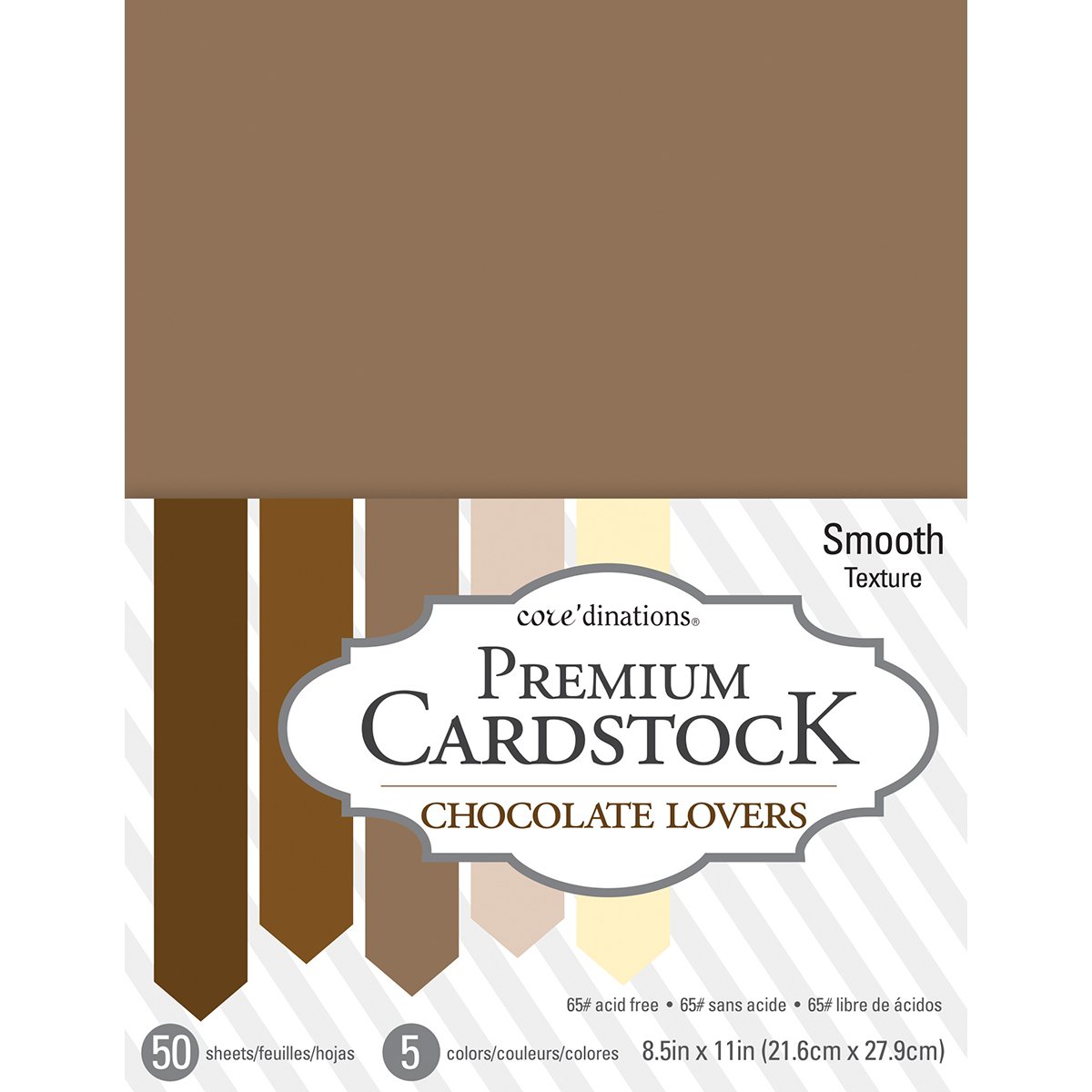 Papier Les Amateurs de Chocolat Core'dinations au cœur coloré pour gaufrage et découpe nette