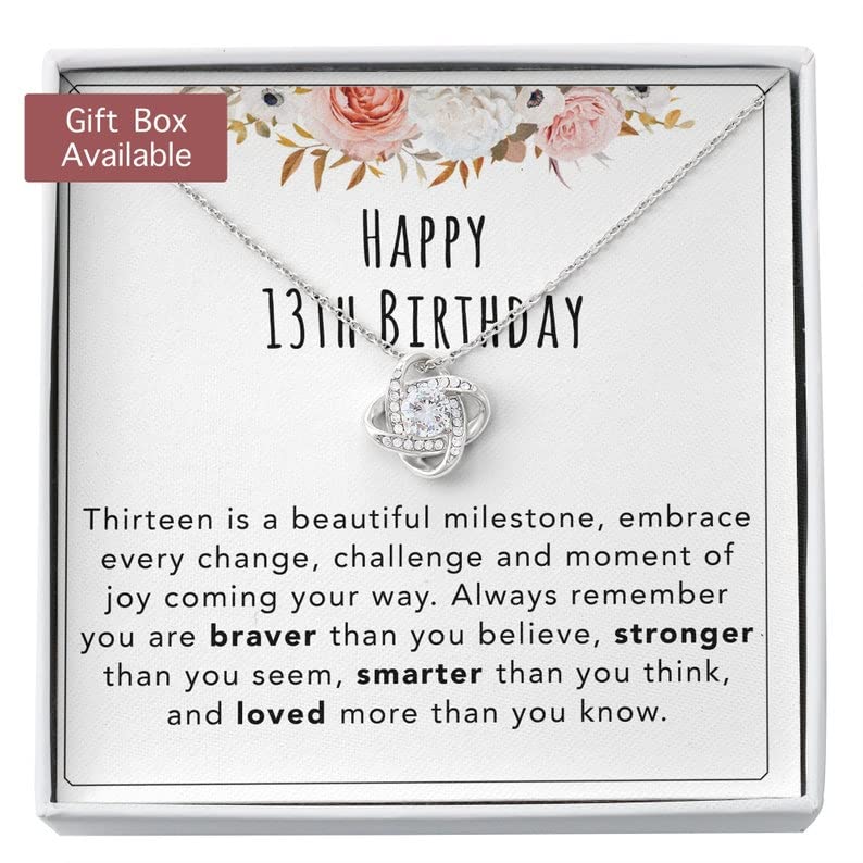 rakva 925 Sterling Silver Gift Daughter Necklace, Granddaughter Necklace, 13th Birthday Girl, 13th Birthday Girl Gift, 13 Year Old Gift, Gift From Mom/dad (B0C63MGK55) Amazon Price History, Amazon Price Tracker