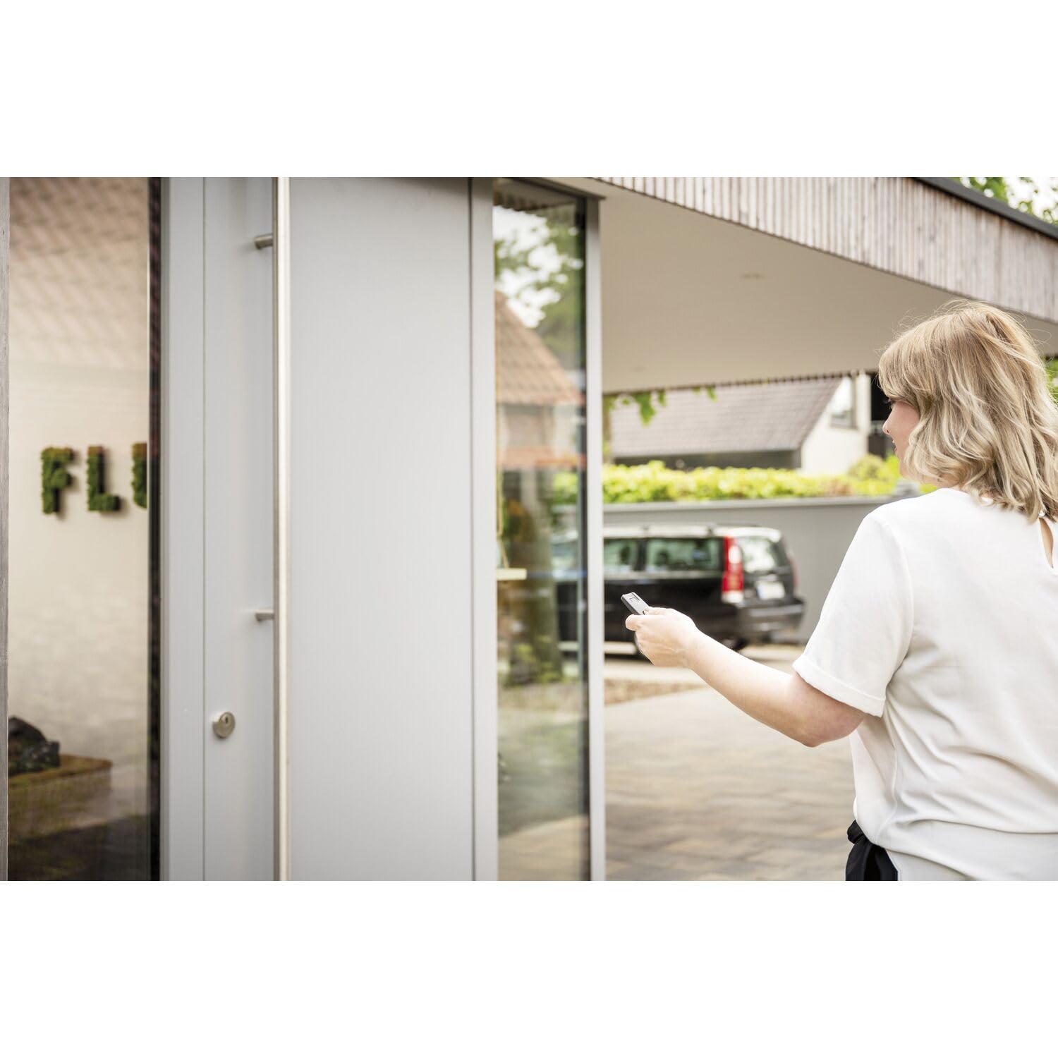 ABUS Mando a Distancia HomeTec Pro Bluetooth® CFF3100 - para Abrir la Puerta de Entrada - para el accionamiento de Cerradura HomeTec Pro CFA3100 Bluetooth® - Negro