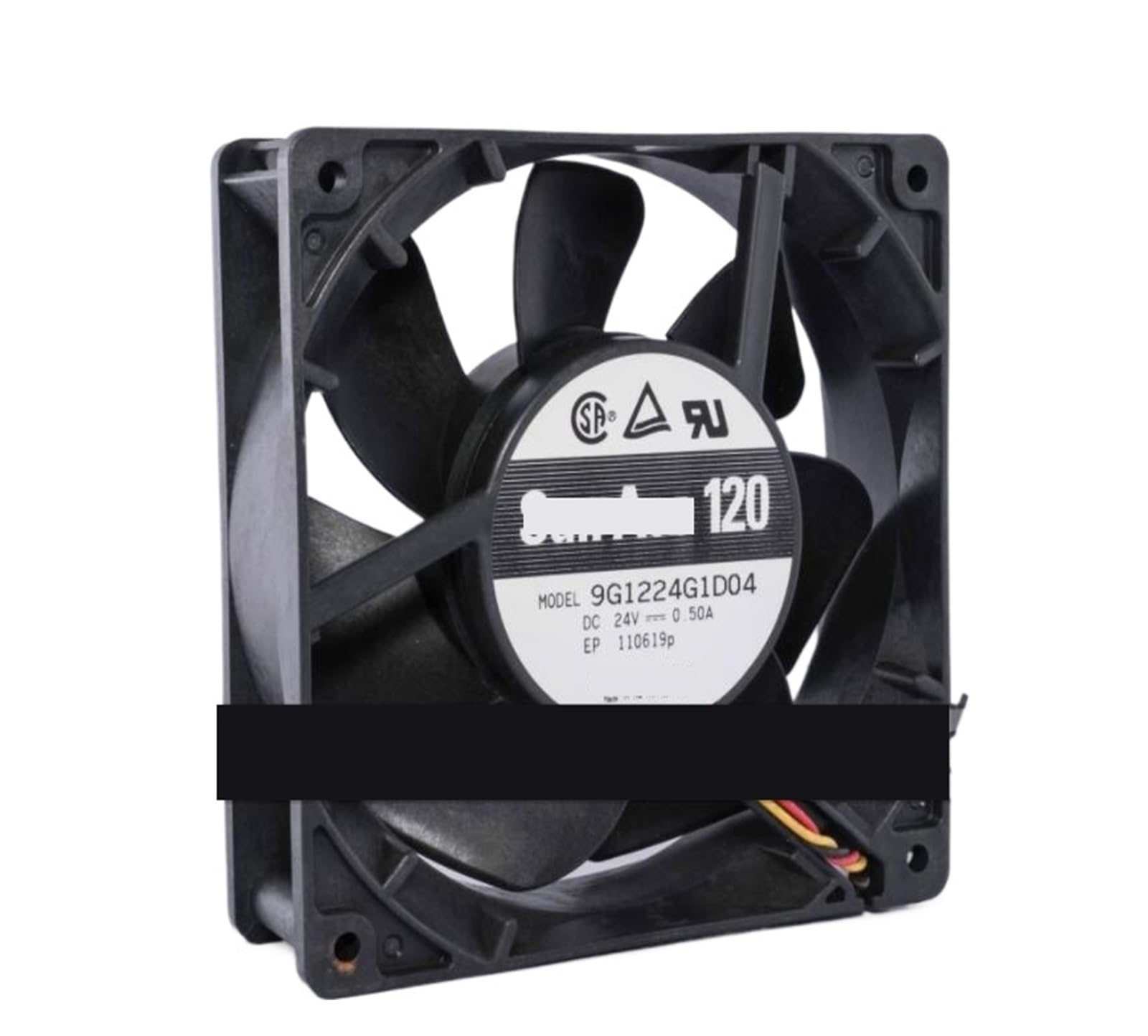 WEUSANXPL 9G1224G1D04 DC 24V 0.50A 120x120x38mm 3-Wire Cooling Fan