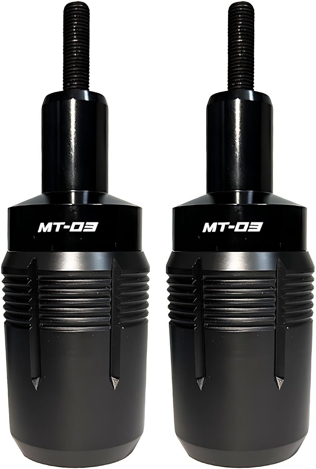 Sleek Black Frame Sliders Fit for Yamaha MT-03 MT03 (2014-2025) - No-Cut Motorcycle Crash Protector, CNC Aluminum Engine Anti-Drop Guard