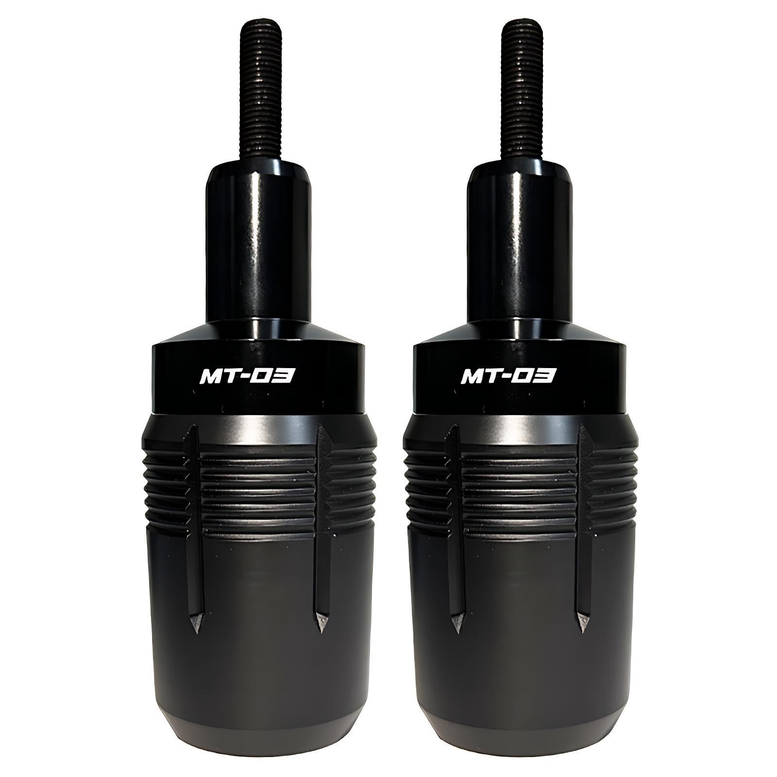 Sleek Black Frame Sliders Fit for Yamaha MT-03 MT03 (2014-2025) - No-Cut Motorcycle Crash Protector, CNC Aluminum Engine Anti-Drop Guard
