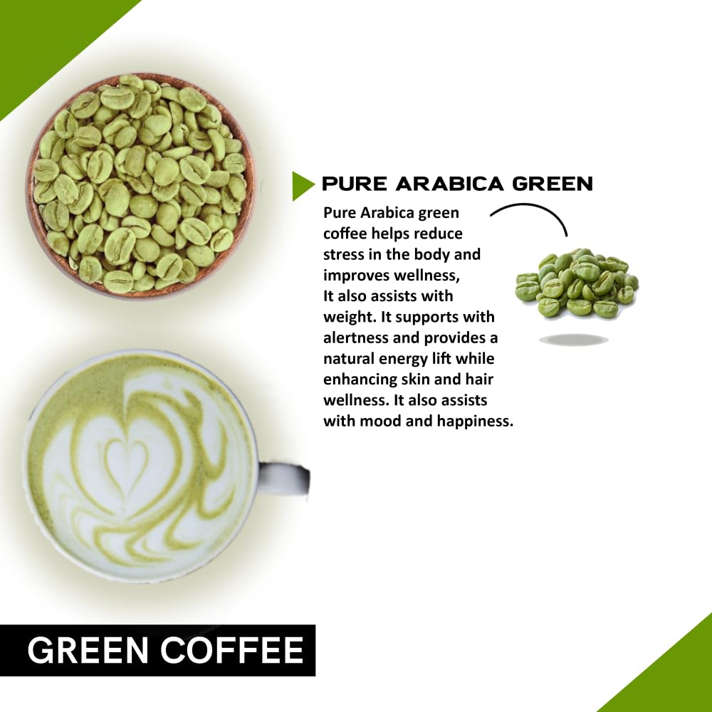 COFFEECURRY Arabica Green Coffee Bean (50 Grams) - 100% Raw Whole Coffee Beans | Premium Arabica, Unroasted Coffee For Weight Management 1