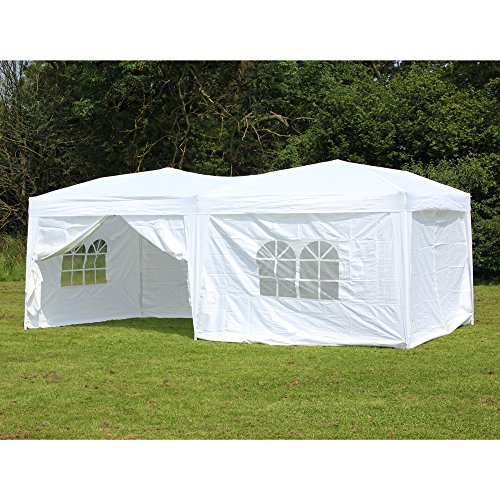 Palm Springs KBPSG-0400 10 X 20 Palm Springs Pop Up White Canopy Gazebo Party Tent cover