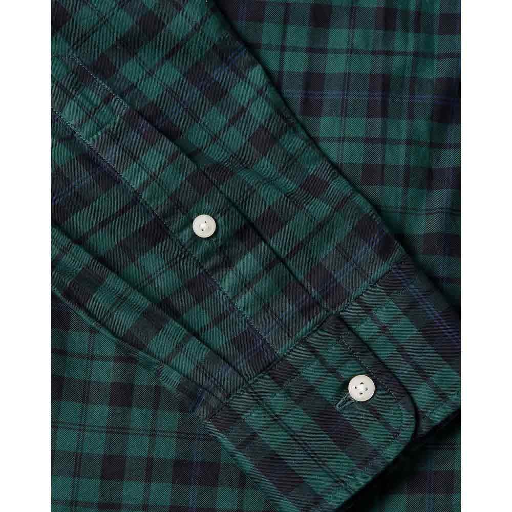 Tommy Hilfiger Męska koszulka merceryzowana Blackwatch RF MW0MW41493 L/S Koszula, niebieska, L, Niebieski (Preppy Navy/Check), L