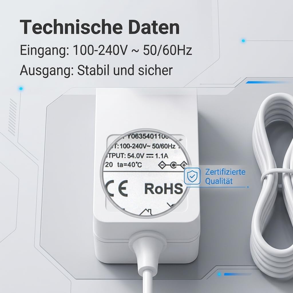 USW-LITE-8-POE, USW-Ultra-60 W, 54 V, 1,1 A, alimentation à commutation Ethernet
