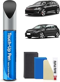 LA9W/1K Carbon Steel Pearl Touch Up Paint Kit Compatible with Volkswagen Exact Match Car Scratch Repair Touch Up Paint Kit