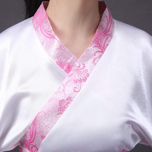 Miniatura 3 de Cosplay Life Vestidos chinos tradicionales Hanfu para mujer Rojo, rosa, azul y morado Vestido completo