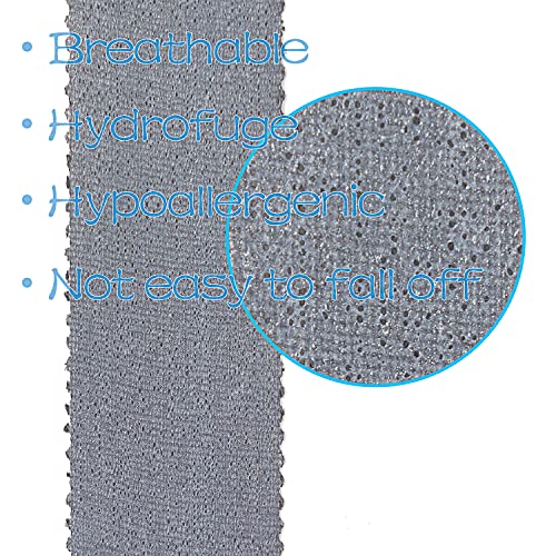 Popbob (2 Pack Black Athletic Sports Tape, Very Strong Adhesive And Hypoallergenic Breathable Cotton Sports Tape For Bats, Tennis And Boxing #TOP2