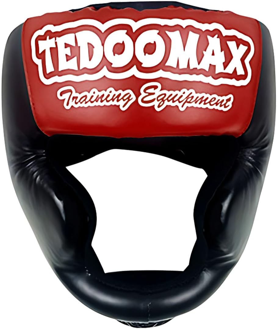 Boxing Head Guard Adjustable Padded Sports Training Face Protector Sparring Safety Headgear, Kickboxing Headgear Combat Boxing Karate Taekwondo Helmet for MMA Muay Thai with Cheek Adult Men Women Kids