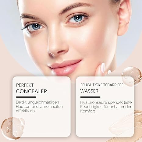 2025 Korean Moisturising Lightweight Foundation Stick with Brush Flawless Eraser Foundation Stick Long-Lasting Moisturising Foundation Stick (02# Natural Colour)
