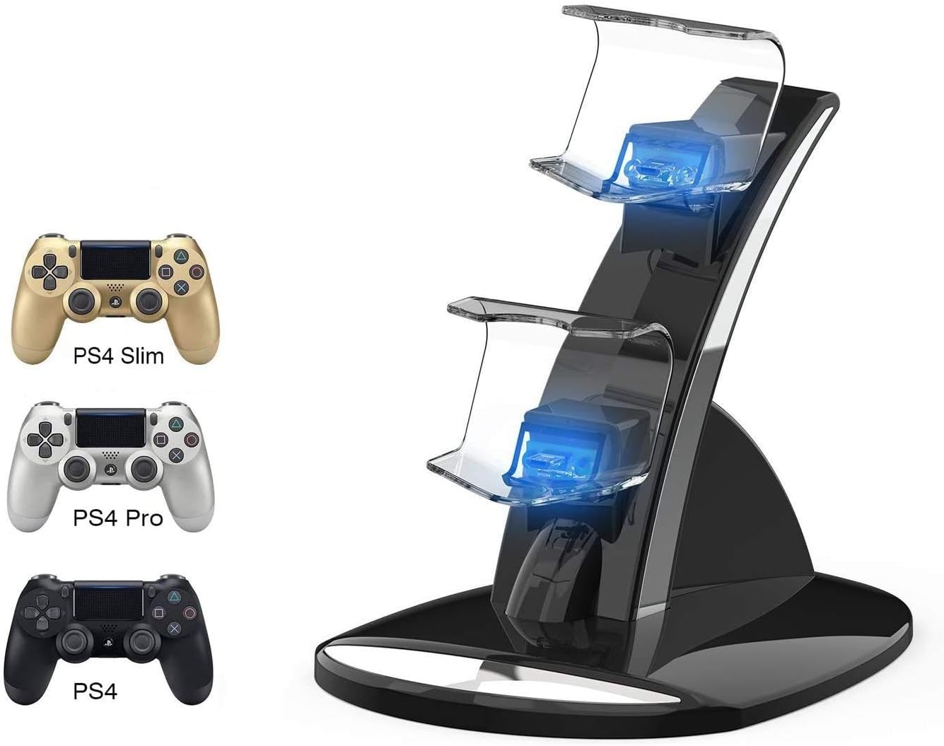 ICQUANZX PS4ControllerLadestation, PS4ControllerLadegerät für Sony