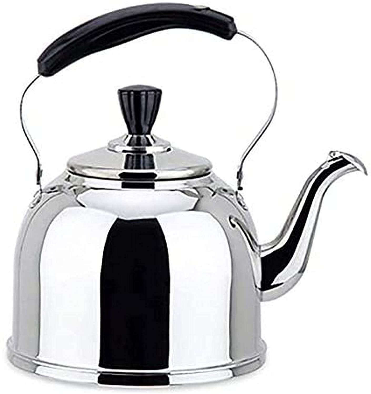 TYUHDUYUR Stovetop Tea Kettles Large Capacity Water Bottle Teapot Kettle 3L Stainless Steel Large Capacity Kettle Whistle 2L Stovetop Kettle (6l 3L)