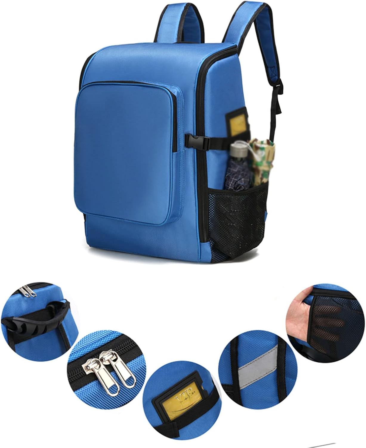 First Aid Backpack Empty, Emergency First Aid Backpack for First Aid for Camping Hiking Trekking Adventures Home(Orange,M)