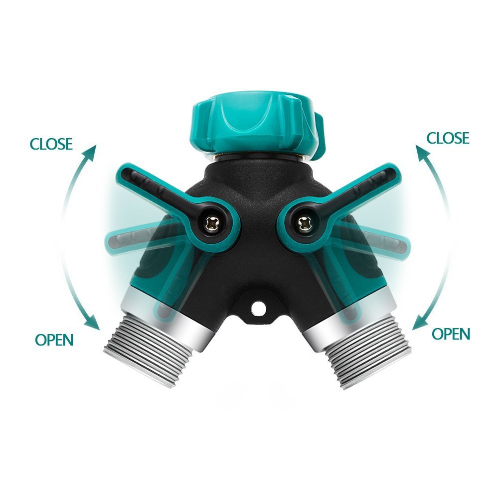 Divisore A 2 Vie Ottone Dalmbox Splitter Per Tubo Da Giardino A 2 Vie, Connettore A Y Splitter Tubo Giardino