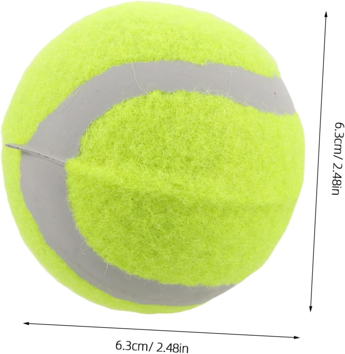 Toyvian 22pcs Dog Tennis Rubber Interactive for Small Medium Large Dogs Chew-Resistant Pet Toys for Agility Training Outdoor Fun