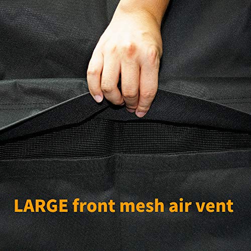 Icover 600D Bbq Grill Cover-70 Inch Uv Fade Resistant Heavy-Duty Waterproof Patio Outdoor Barbecue Gas Grill Smoker Cover Canvas Cover For Weber Char-Broil Brinkmann Holland Jennair Nexgrill Dyna-Glo #TOP2