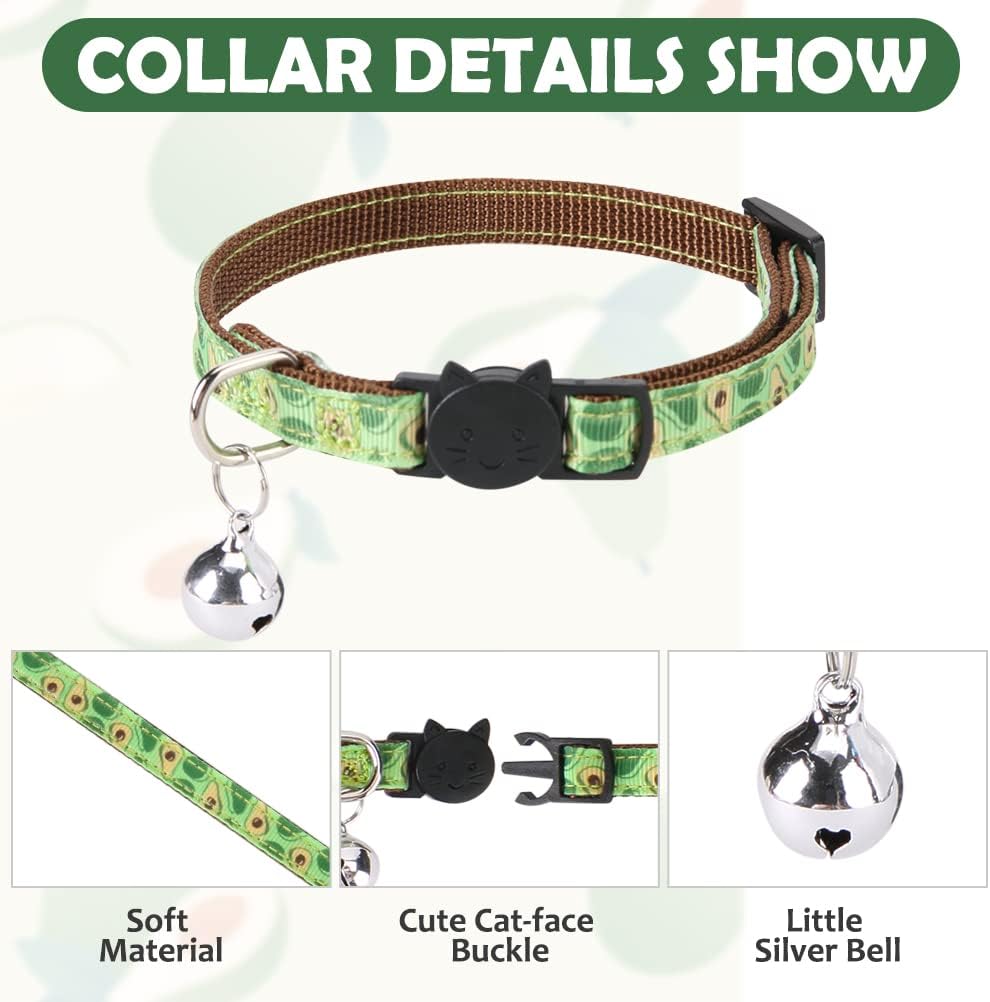 PAWCHIE Cat Harness and Leash Set - Escape Proof Adjustable H-Shaped Cat Vest and Collar Accessory, Soft Comfortable Strap for Cats Outdoor Walking, 2 Packs