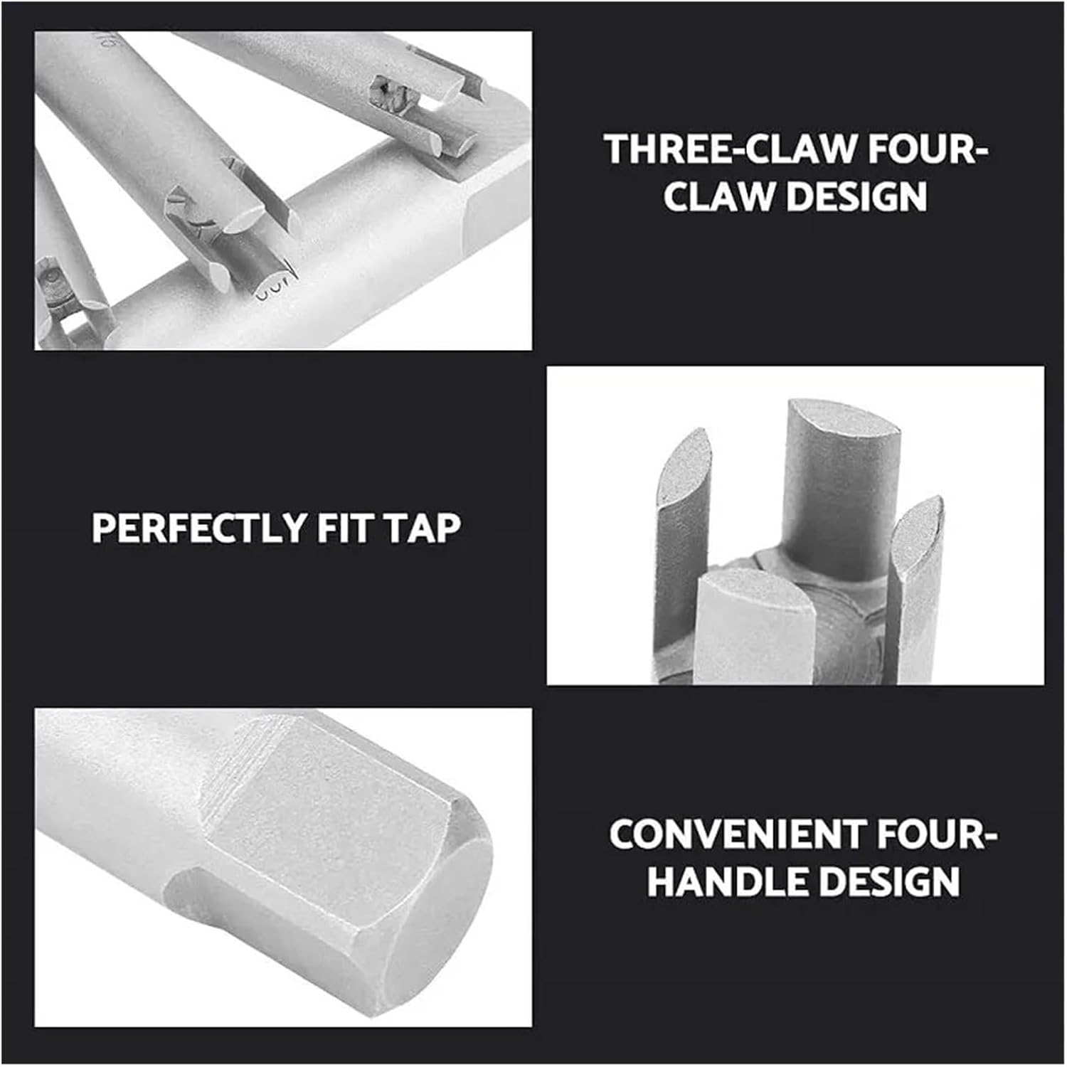Tap extractor 5PCS M5-M12 Damaged Screw Tap Extractor Broken Remover Tool Thread Wire