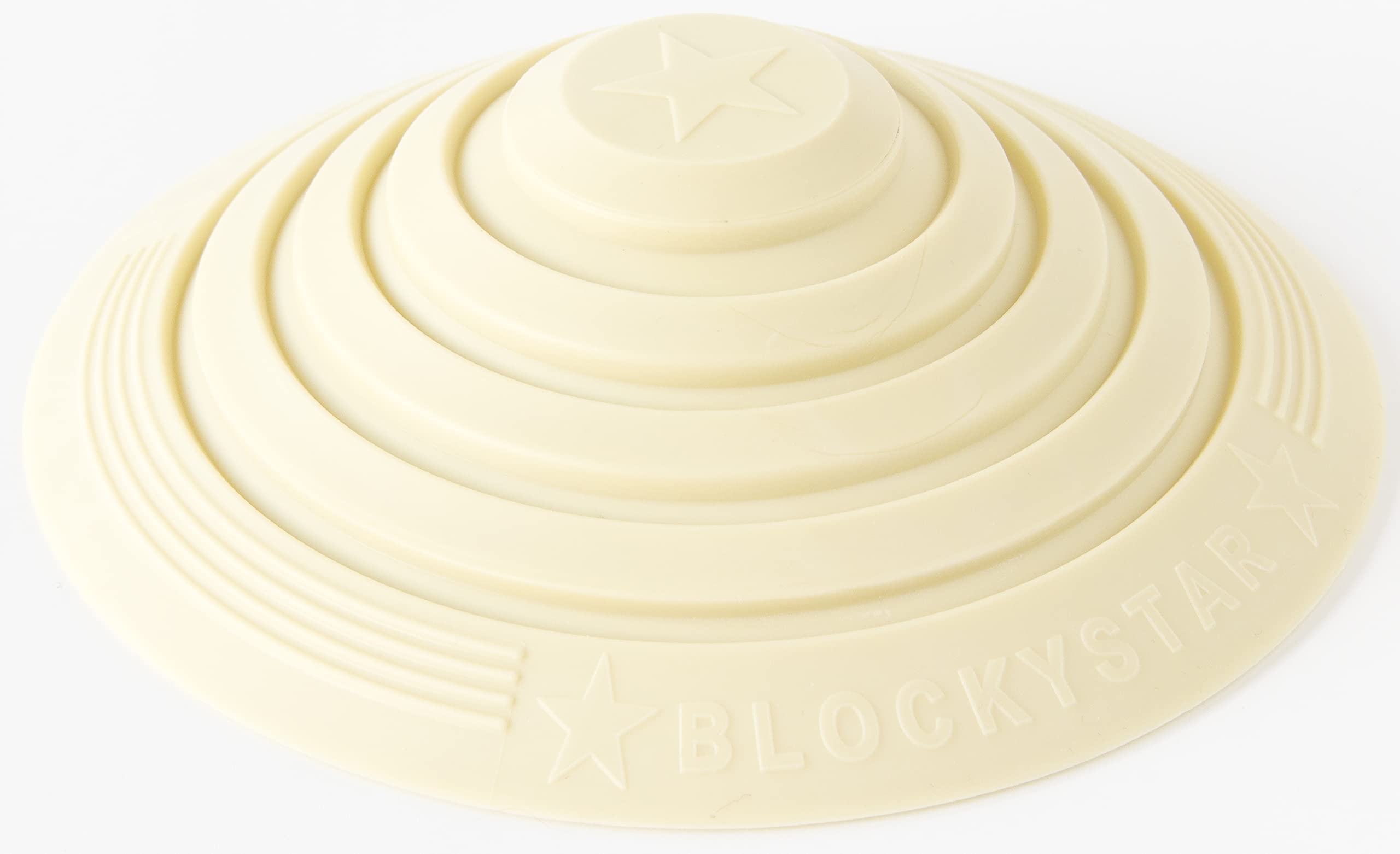 Pekasa Round Door Stopper, Unique Door Stop, Rubber Door Stopper, Door Stoppers for Bottom of Door, Colorful Door Stops, Doorstop for All Types of Floor, Door Stops for Bottom of Door Wedge (Vanilla)