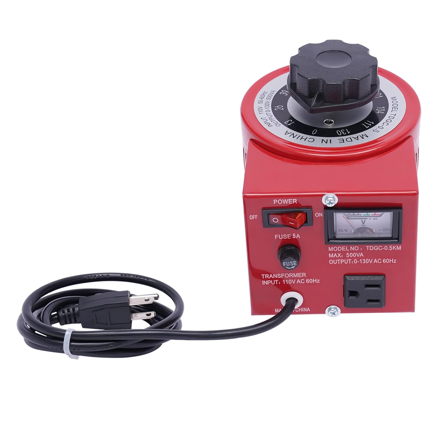 Amazon.com: Power Transformer, 0.3/0.5/1/3KVA Digital Display 0-130V AC ...