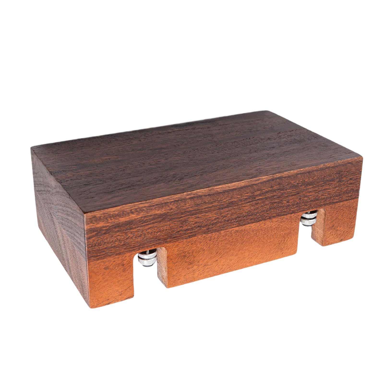 MALSSE Tamper Station Multifuntional Wood Tamping Station Coffee Tamping Stand Wood Texture Present for Coffee Lover Brewing Tool