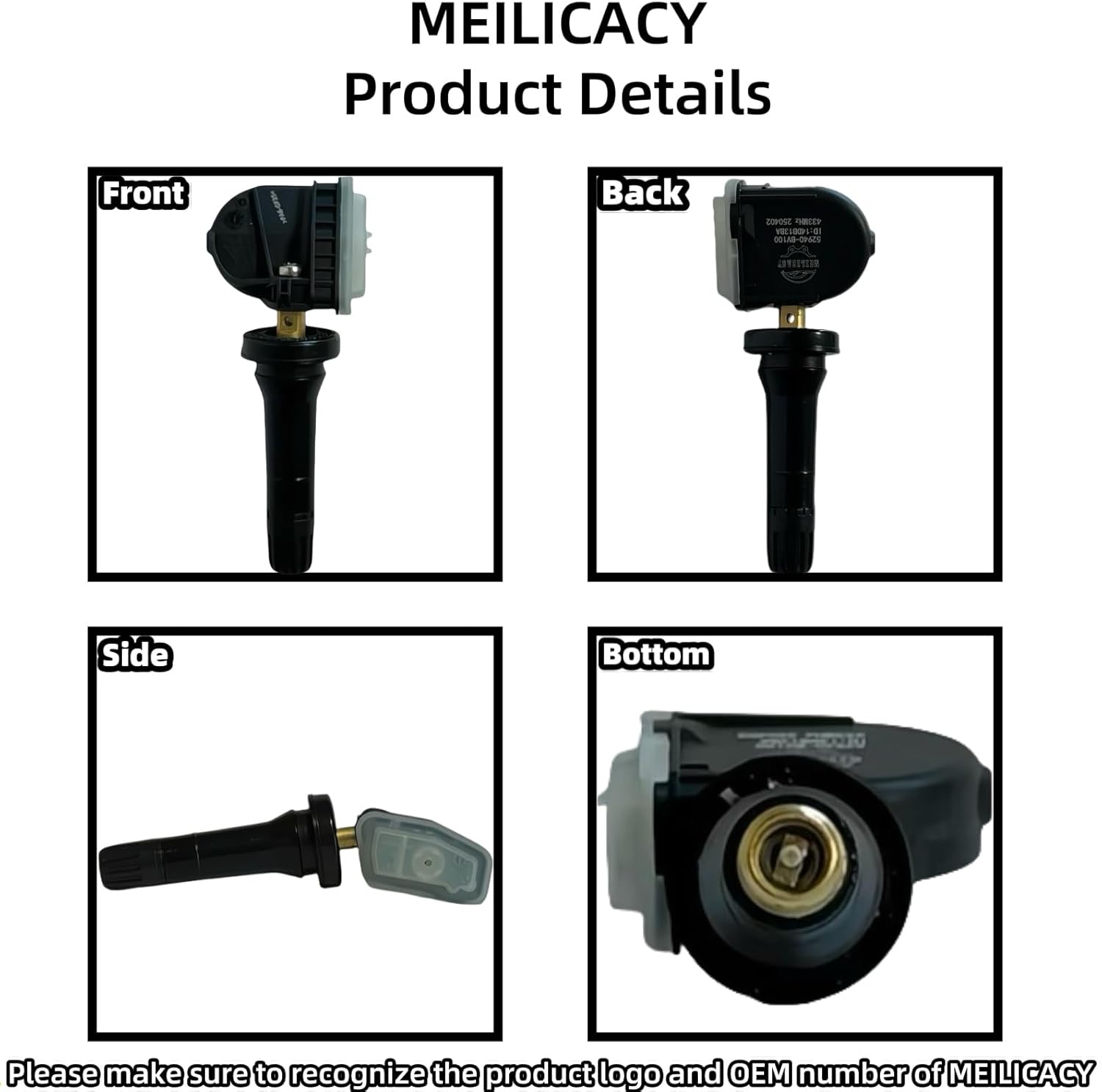 1PC Programmed TPMS Tire Pressure Monitoring Sensor fit for Hyundai Creta H1 Ioniq 6 Tucson Staria for Kia EV6 NIRO Sonet Snap-in 433MHz 52940-BV100 52940-CG100 tpms tire Pressure Sensor