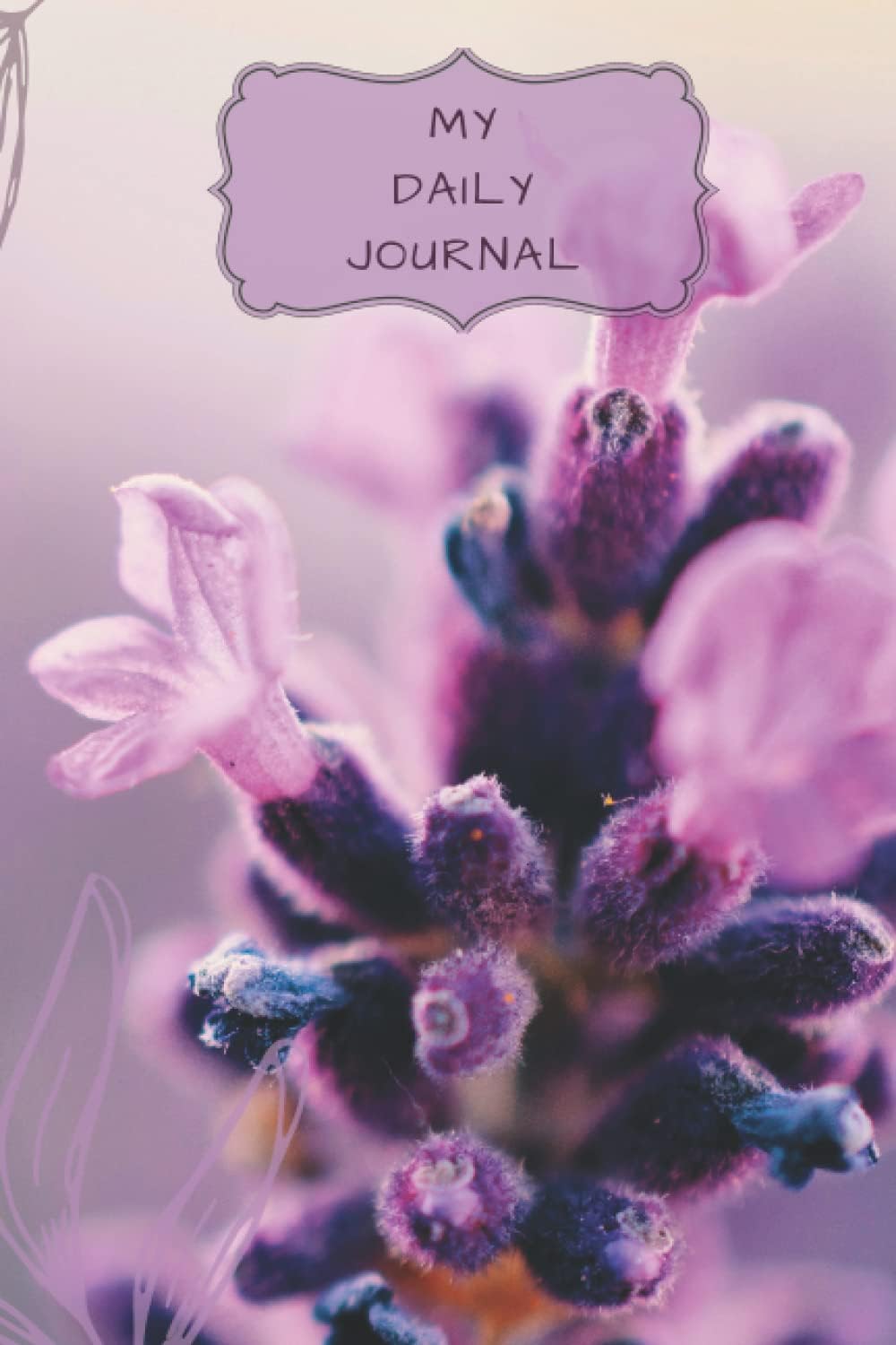 My Daily Journal in Purple Flora
