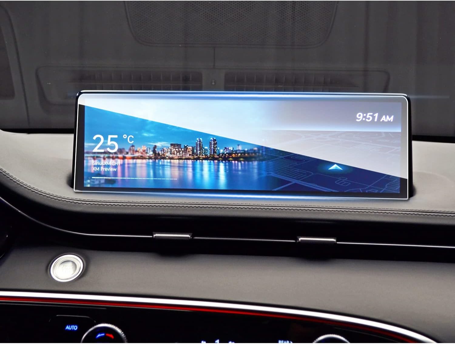 SHAOHAO for 2024 2025 Genesis GV70 Screen Protector, for 2022-2025 Genesis GV70 (2.5T, 3.5T) Infotainment Display Screen 14.5 In 2025 GV70 Screen Protector 9H Glass GV70 2023 2024 2025 Accessories