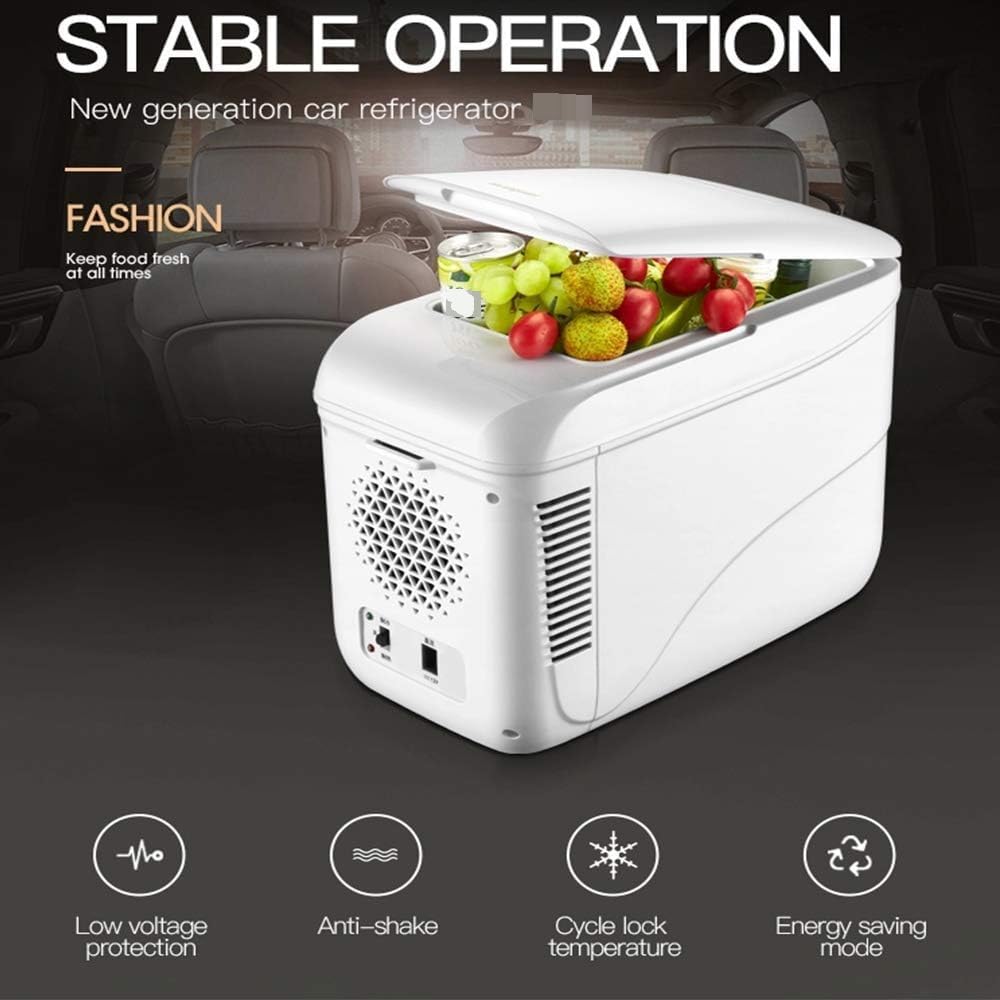 9L Car Refrigerator, Kompaktowa mini lodówka do samochodu i na zewnątrz, cicha przenośna zamrażarka z praktycznym chłodzeniem, idealna do podróży i kempingu, wydajna i oszczędna przestrzeń
