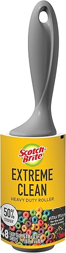 3M 830R-S-48 Scotch-Brite - Rodillo de pelusa 50 adhesivo 48 hojas de 4 pulgadas x 251 pies