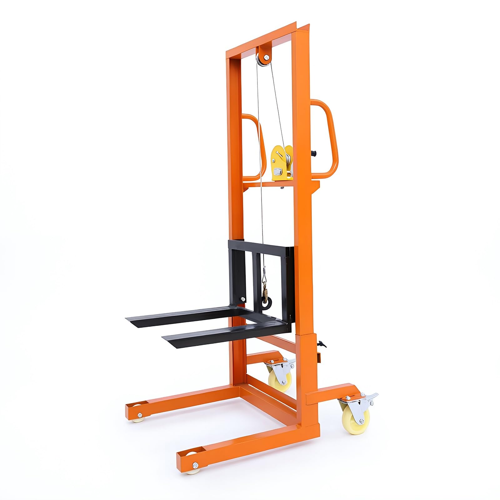 Cenz-888 pallet truck Detachable Manual Stacker with Hand Crank Lift for Pallet Loading Unloading