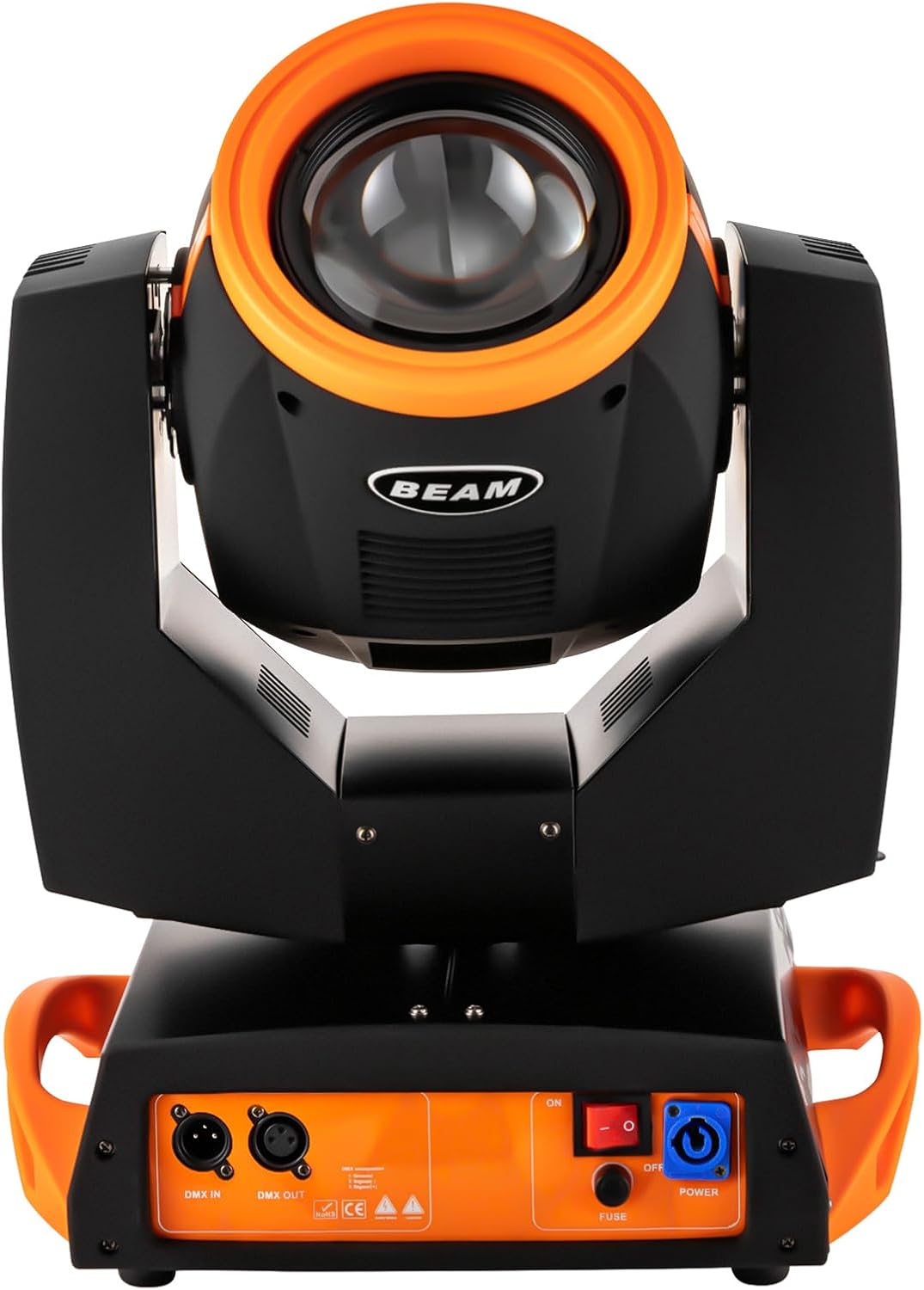7R 230W Beam Sharpy Moving Head Light - 17 Gobos RGBW Beam Lights - 14 Colors Led Moving Head Light Dj Lights - DMX512 Sound Control for Wedding Stage Club Party Christmas