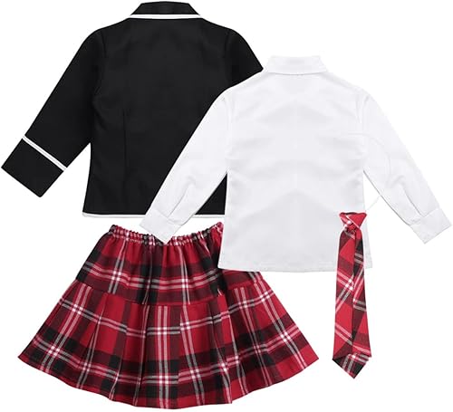 Miniatura 4 de TiaoBug Uniforme de colegialas japonesas de estilo británico, trajes de marinero, conjuntos de uniforme de escuela secundaria, disfraces de anime