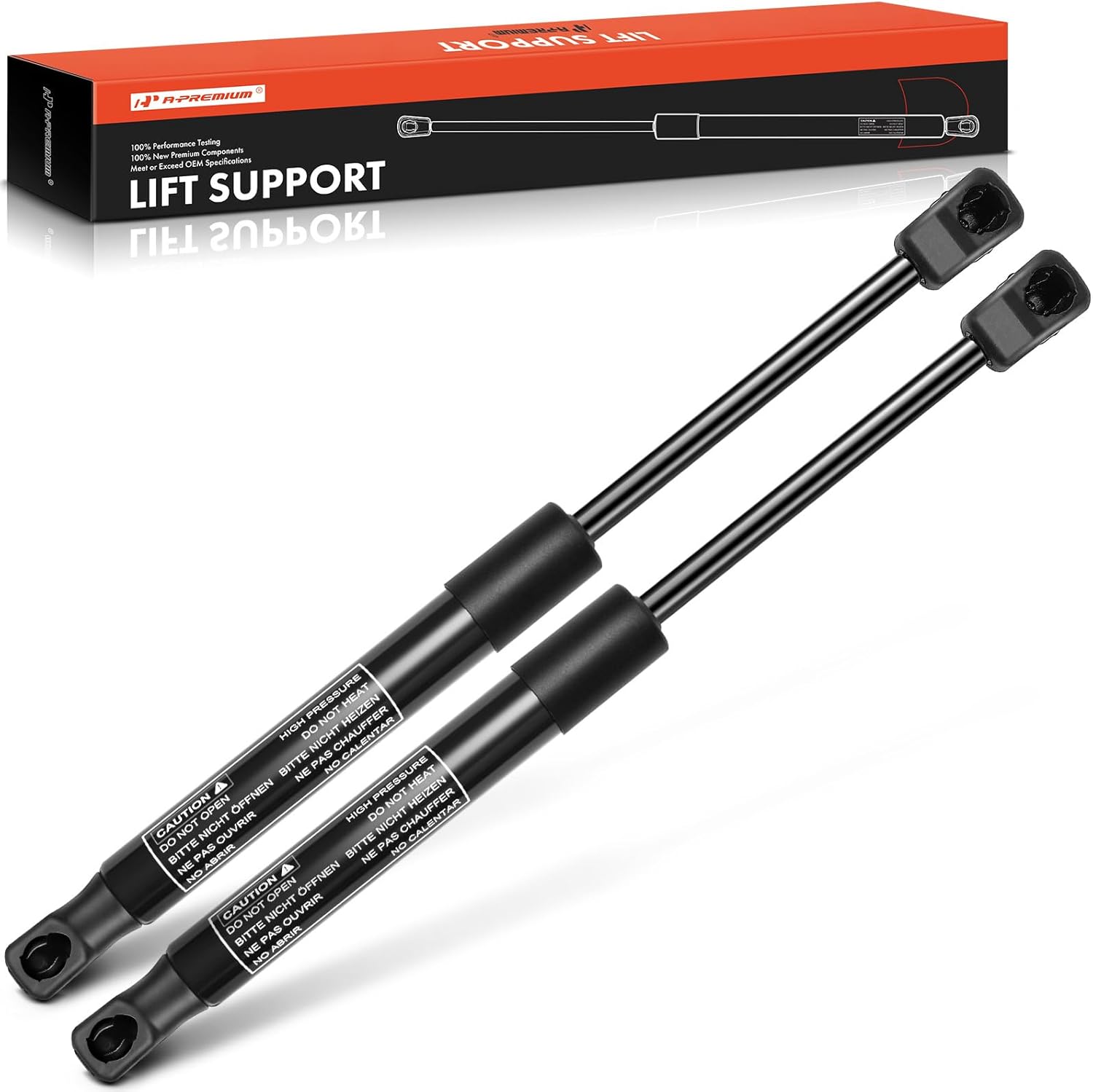 A-Premium Front Hood Lift Supports Shock Struts Compatible with Select Kia Models - Cadenza 2014 2015 2016 - Replace# 811613R050, 811713R050(2PC Set)