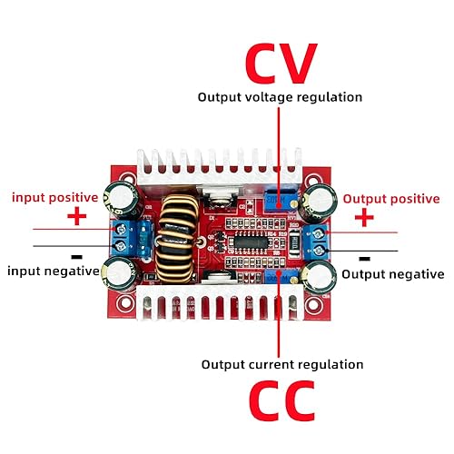 Miniatura 6 de HiLetgo 2pcs 400W 15A DC Step Up Boost Module Módulo de fuente de alimentación de corriente constante 8.5-50V a 10-60V Transformador ajustable