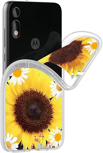 Miniatura 3 de Funda de teléfono para Moto E 2020, Motorola E 2020 para niñas y mujeres, funda protectora de TPU suave transparente a prueba de golpes para