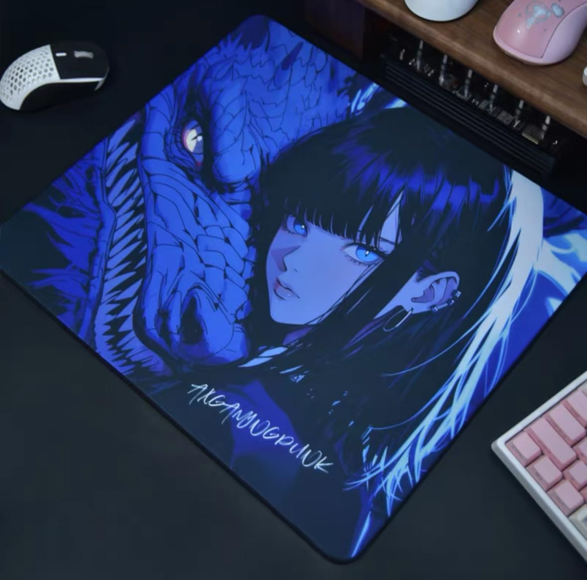 Amazon.co.jp: AXGAMINGPUNK Drizzle Cloth Mia 布製ゲーミングマウス