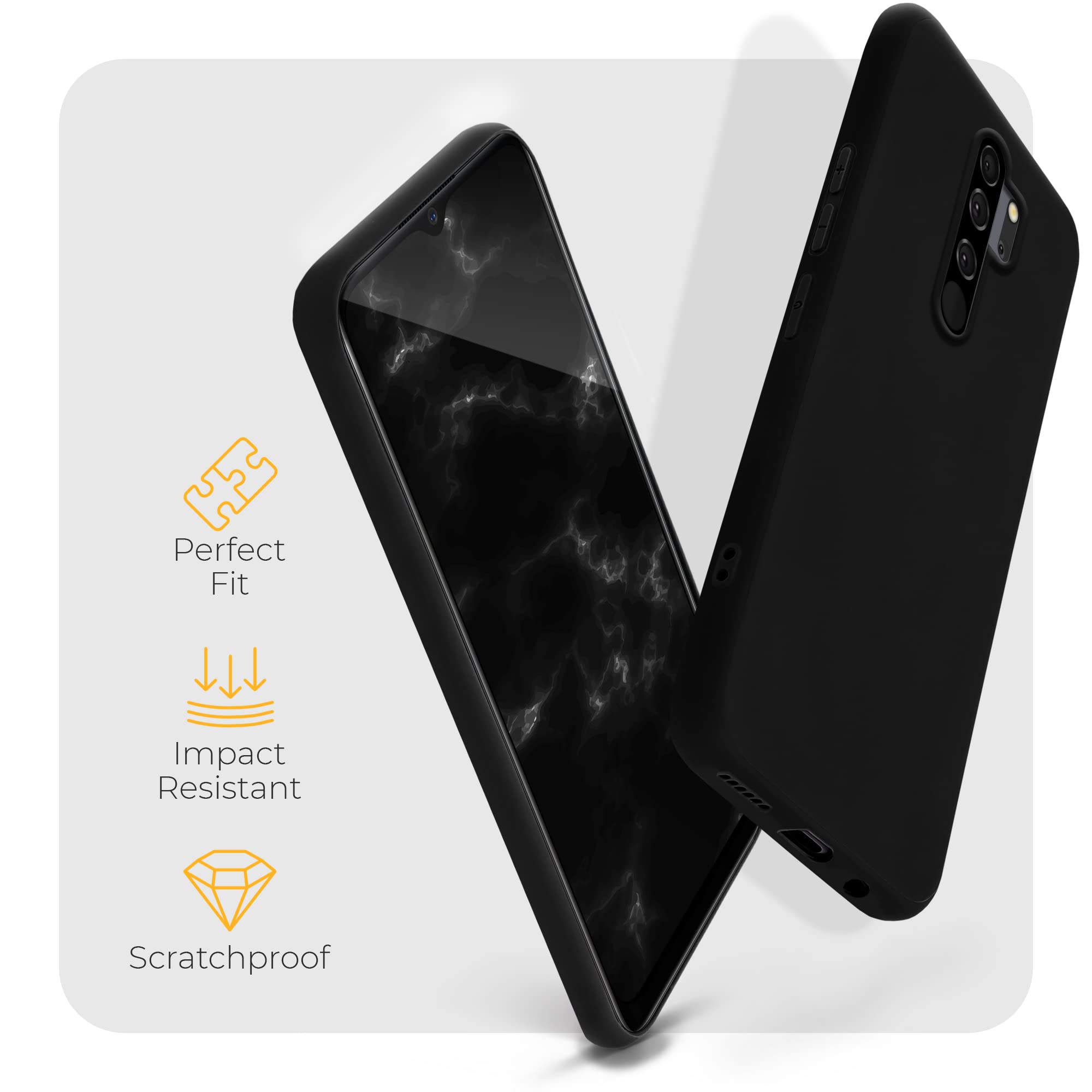 Cover Moozy Minimalist Series In TPU Morbido Per Xiaomi Redmi Note 8 Pro, Colore Verde Notte, Finitura Opaca, Bordi Rialzati Per Fotocamera - 5