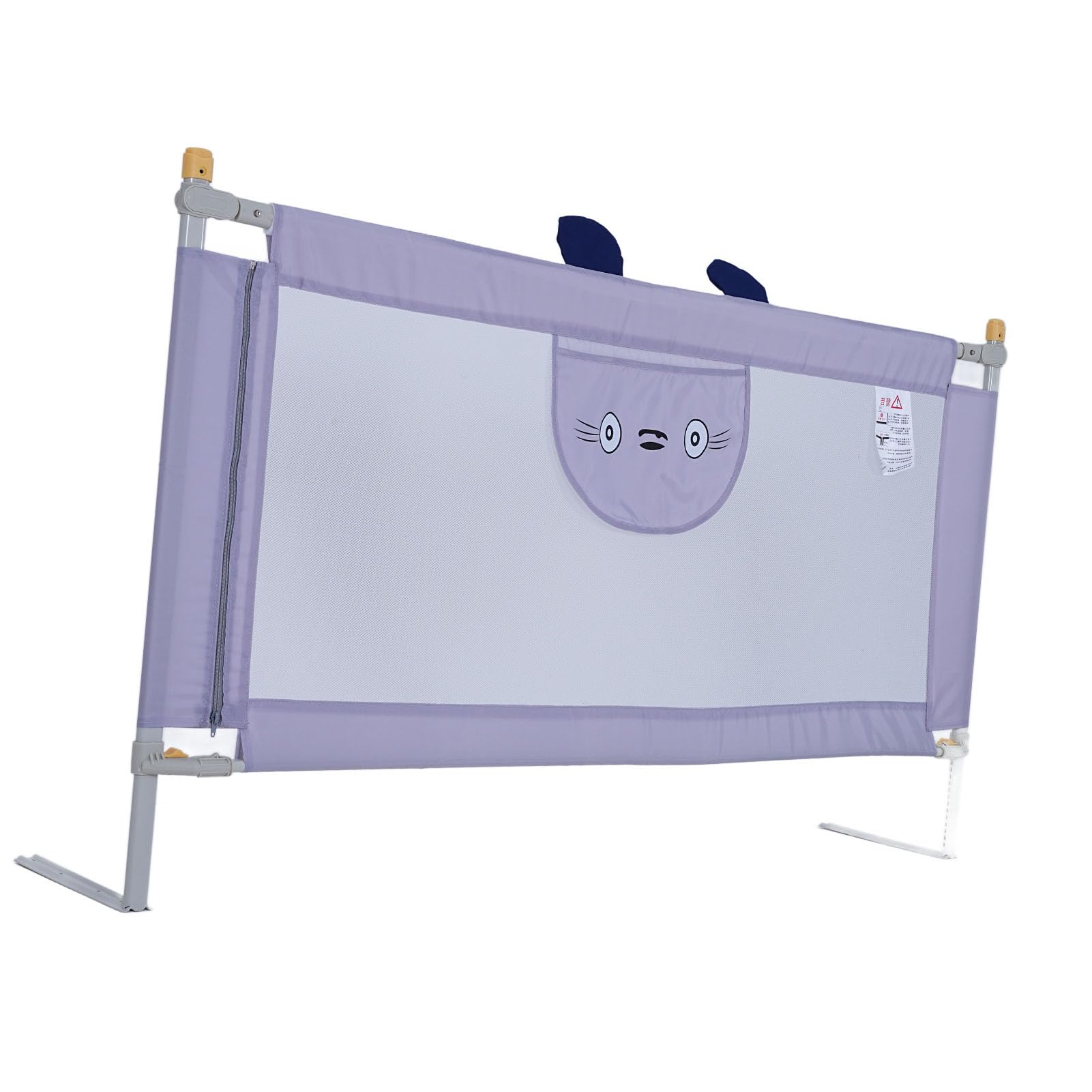 Ejoyous Protector de Barandilla para Cama de bebé, Ajustable en 30 Alturas con Doble Bloqueo, Barandillas Laterales para Cama Infantil para Tamaño Completo y Queen (1,8 m)