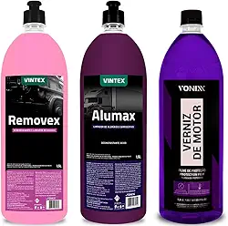Kit Removex 1,5l + Alumax 1,5l + Verniz De Motor 1,5l Vonixx