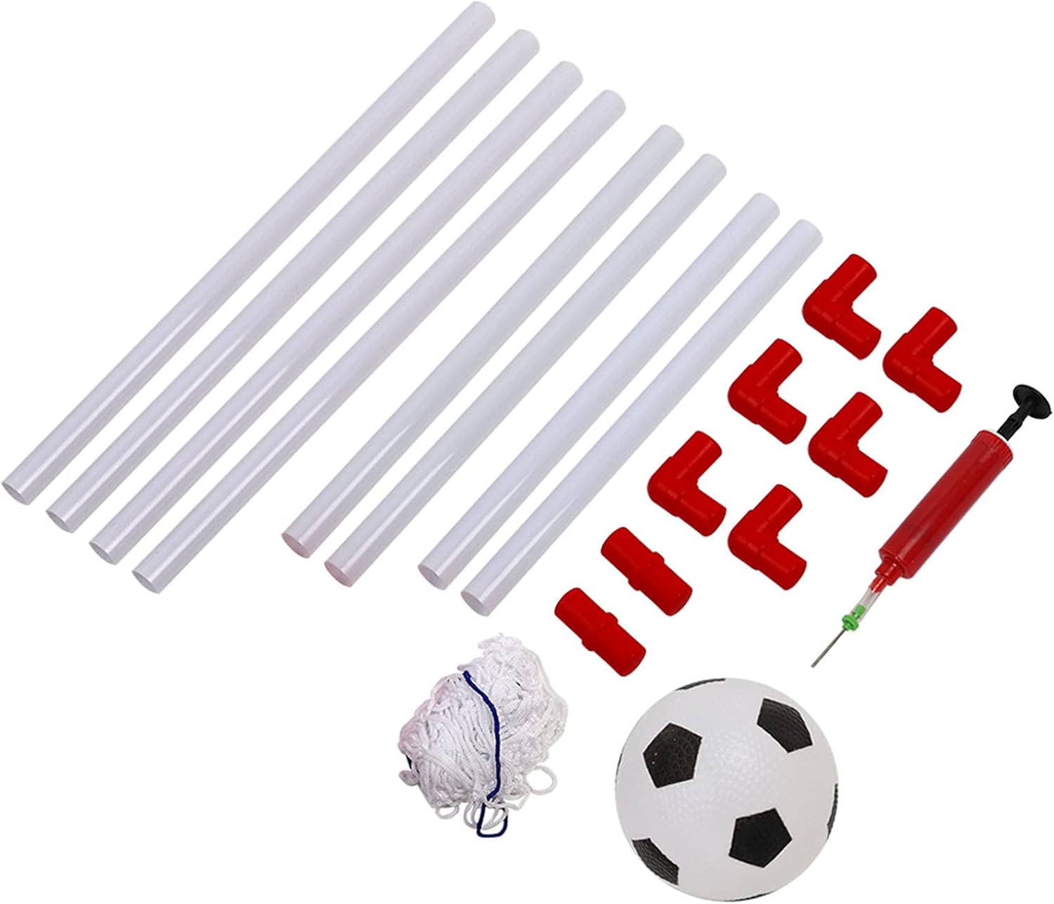 Fydun S Mini Indoor Outdoor Soccer Goal Post Set with Ball and Pump Football Practice Equipment for