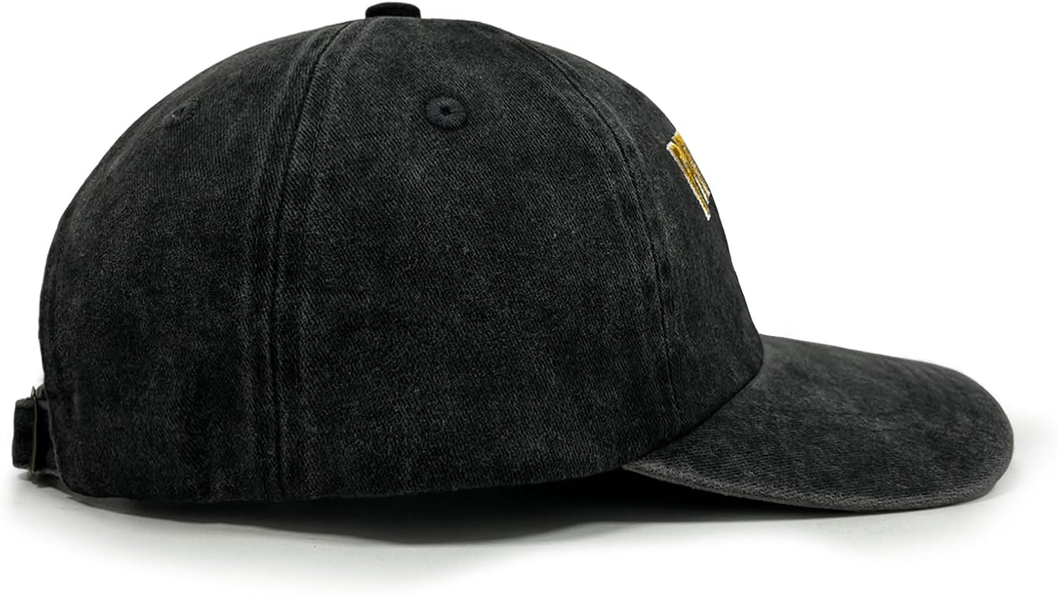 Embroidered City Football Hat, Adjustable Unisex Cotton Baseball Cap, Vintage Washed Cotton Denim Fan Cap for Men Women - Image 3