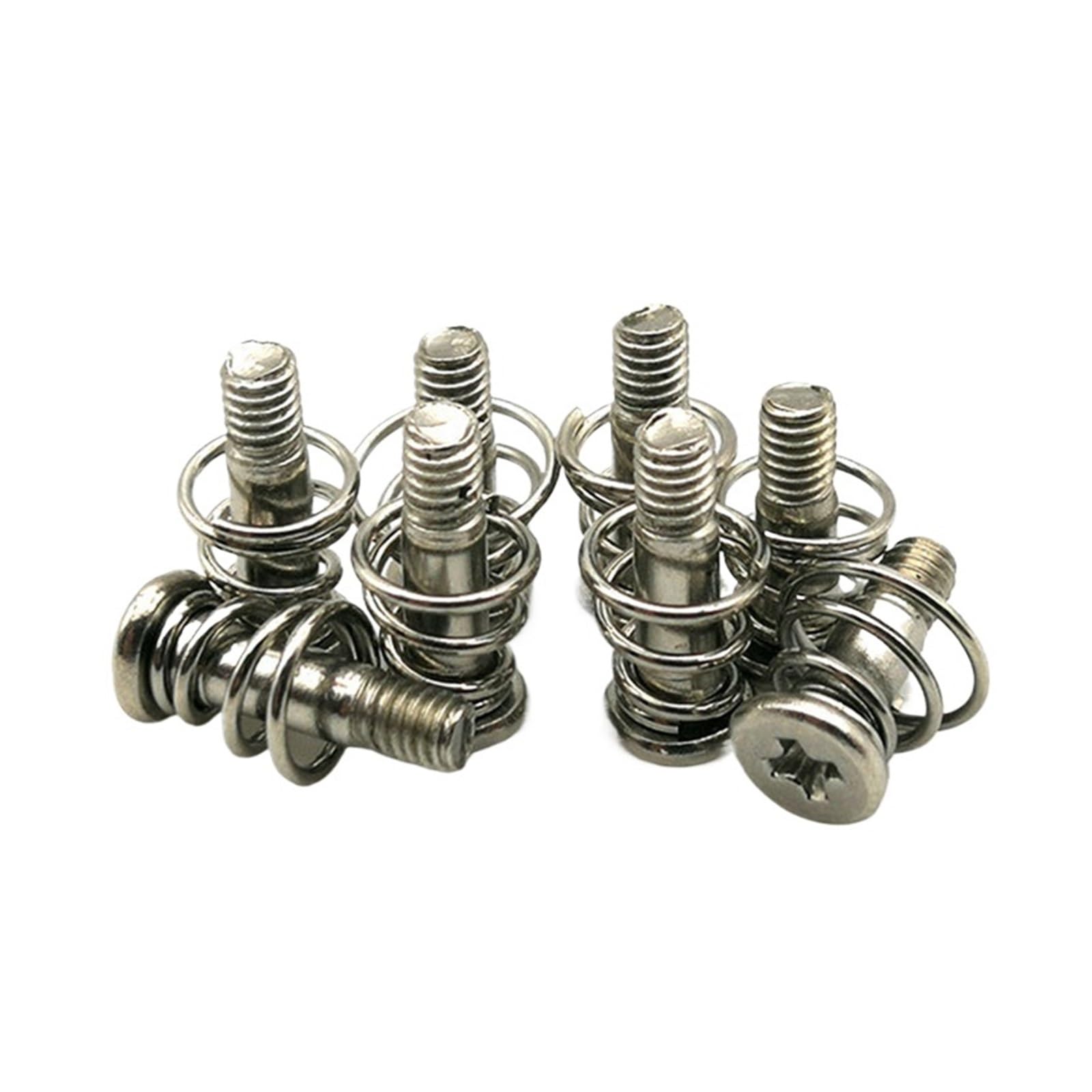 Viti Ventola PC 10 Pezzi M2 M2.5 Molla nichelata,Viti per ventole(M2x9)