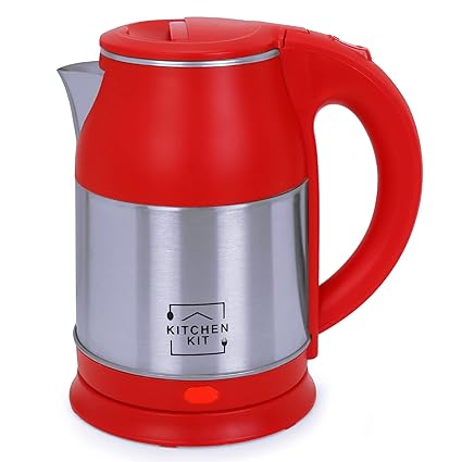 Kitchen Kit 1.8-Liter Double wall Vacuum Insulated Stainless Steeel BPA Free Electric Kettle with Keep-Warm Function