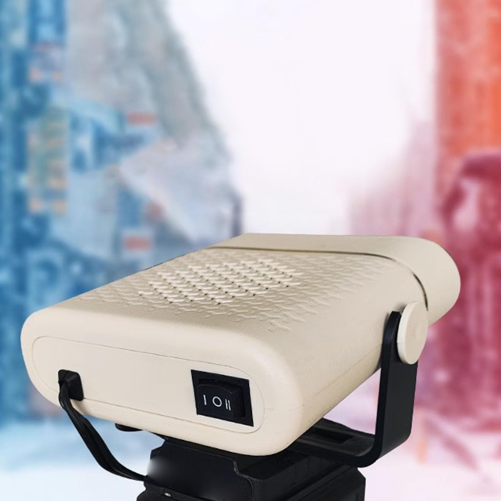 Sxhlseller Calentador Portátil Inalámbrico para Batería, Descongelador de Coche Giratorio de 360° y Calentador Espacial con 2 Ajustes de Calor para Lugar de Trabajo, Taller y Camping